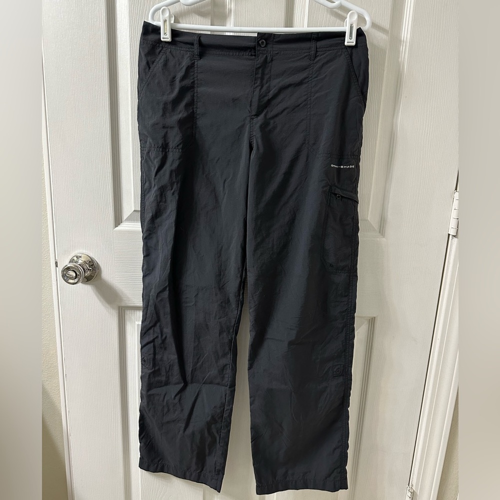 Columbia Women’s PFG Aruba Roll-Up Pants, Black, 12